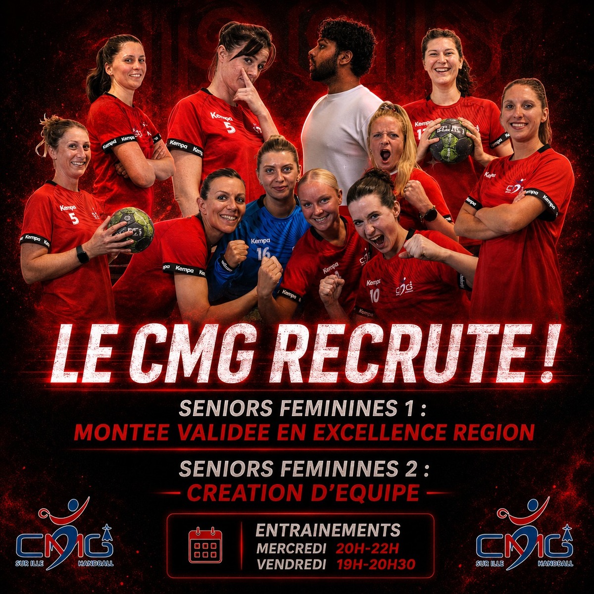 Le CMG Recrute ! Une saison en Excellence Région à assumer pour les Séniors Filles
