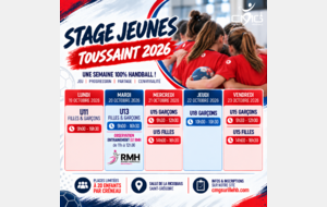 Stages Jeunes / Toussaint 2026