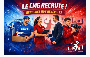 Le CMG recrute : rejoignez nos bénévoles et renforcez le staff du club